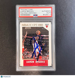 2015-16 NBA Hoops #5 Aaron Brooks Signed Card AUTO PSA Slabbed Bulls