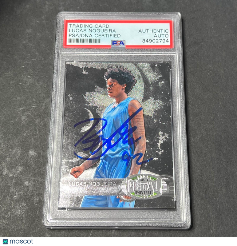 2013-14 Skybox #253 Lucas Nogueira Signed Card AUTO PSA Slabbed Brazil