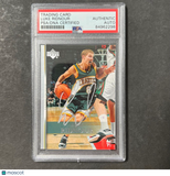 2007-08 Upper Deck #75 Luke Ridnour Signed Card AUTO PSA Slabbed Sonics