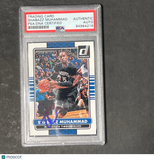 2014-15 Panini Donruss #180 Shabazz Muhammad Signed Card AUTO PSA Slabbed Timber