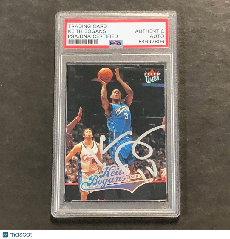 2004-05 Fleer Ultra #158 Keith Bogans Signed Card AUTO PSA/DNA Slabbed Magic