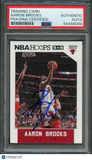 2015-16 NBA Hoops #5 Aaron Brooks Signed Card AUTO PSA Slabbed Bulls