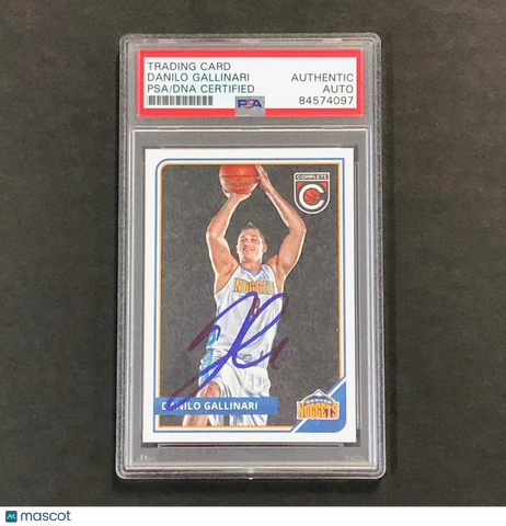 2015-16 Panini Complete #78 Danilo Gallinari Signed AUTO PSA Slabbed Nuggets