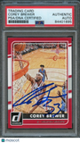 2015-16 Donruss #103 Corey Brewer Signed Card AUTO PSA Slabbed Rockets