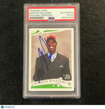 2005-06 TOPPS #222 Marvin Williams Signed AUTO PSA Slabbed RC Hawks