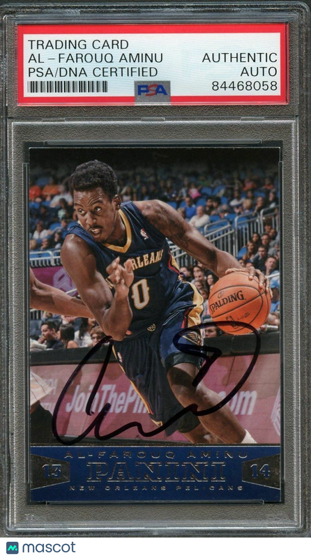 2013-14 Panini Basketball #113 Al-Farouq Aminu Signed Card AUTO PSA Slabbed Peli