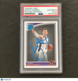 2018-19 Panini Donruss Rated Rookie #197 Moritz Wagner Signed Card AUTO PSA Slab