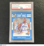 2016-17 Donruss Court Kings #37 Serge Ibaka Signed Card AUTO PSA Slabbed Magic