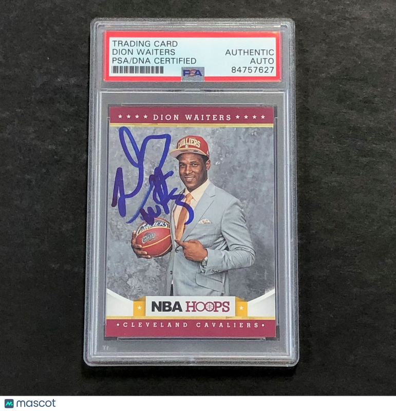 2012-13 NBA Hoops #278 Dion Waiters Signed Card AUTO PSA Slabbed Cavaliers