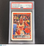 2006 Topps NBA Properties #20 Raymond Felton Signed Card AUTO PSA/DNA Slabbed Bo