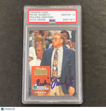 1992 Skybox #260 Richie Adubato Signed Card AUTO Grade 10 PSA Slabbed Mavericks