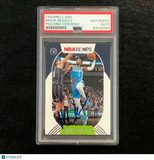 2020-21 NBA Hoops #14 Malik Beasley Signed Card AUTO PSA/DNA Slabbed Timberwolve