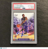 2007-08 Upper Deck NBA Rookie #22 D.J. Strawberry Signed Card AUTO PSA Slabbed S