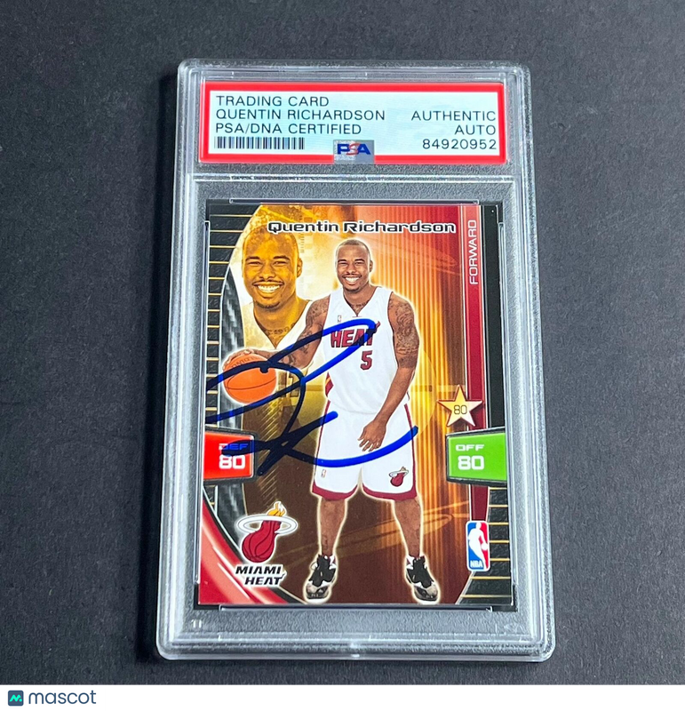 2009 Panini #80 Activation XPRX GTFR MRC7 Quentin Richardson Signed Card AUTO  P