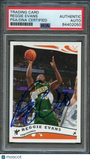 2005-06 Topps #73 Reggie Evans Signed Card AUTO PSA Slabbed Sonics