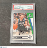 2010-11 Panini Season Update #140 Luke Ridnour Signed Card AUTO PSA Slabbed Timb