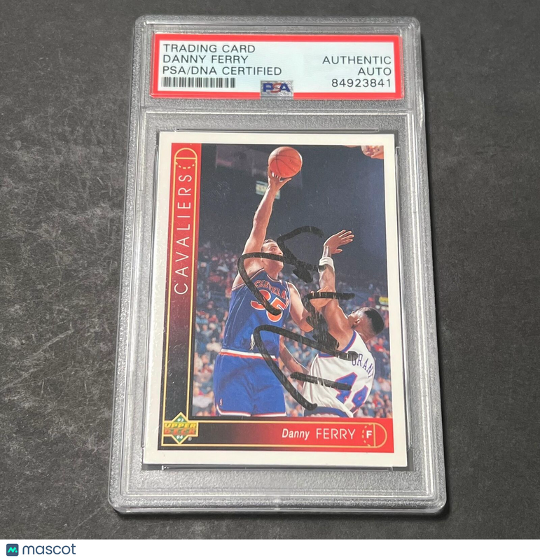 1993-94 Upper Deck #46  Danny Ferry Signed Card AUTO PSA Slabbed