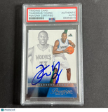 2014-15 Panini Prestige #151 Thaddeus Young  Signed Card Auto PSA Slabbed Timberwolves