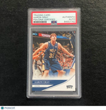 2007 Press Pass Collectors Series #14 Aaron Gray Signed Card Auto PSA Slabbed Pitt