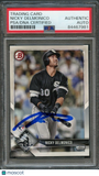 2018 Bowman #83 Nicky Delmonico Signed Card PSA Slabbed Auto RC White Sox