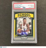 2017 Contenders Draft Picks Game Day #32 Jordan Bell Signed Card AUTO 10 PSA Sla