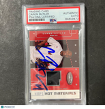 2002-03 Fleer Hoops Hot Materials #HM-CB Caron Butler Signed Card AUTO PSA Slabb