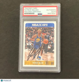 2017-18 Panini Hoops #241 Patrick McCaw Signed Card PSA Slabbed Warriors