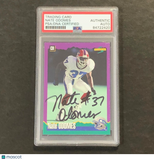 1994 Pinnacle #138 Nate Odomes signed card PSA Slabbed Signed Auto Seahwks