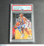 1993-94 Upper Deck #252 Jerome Richardson Signed Card AUTO PSA Slabbed Clippers
