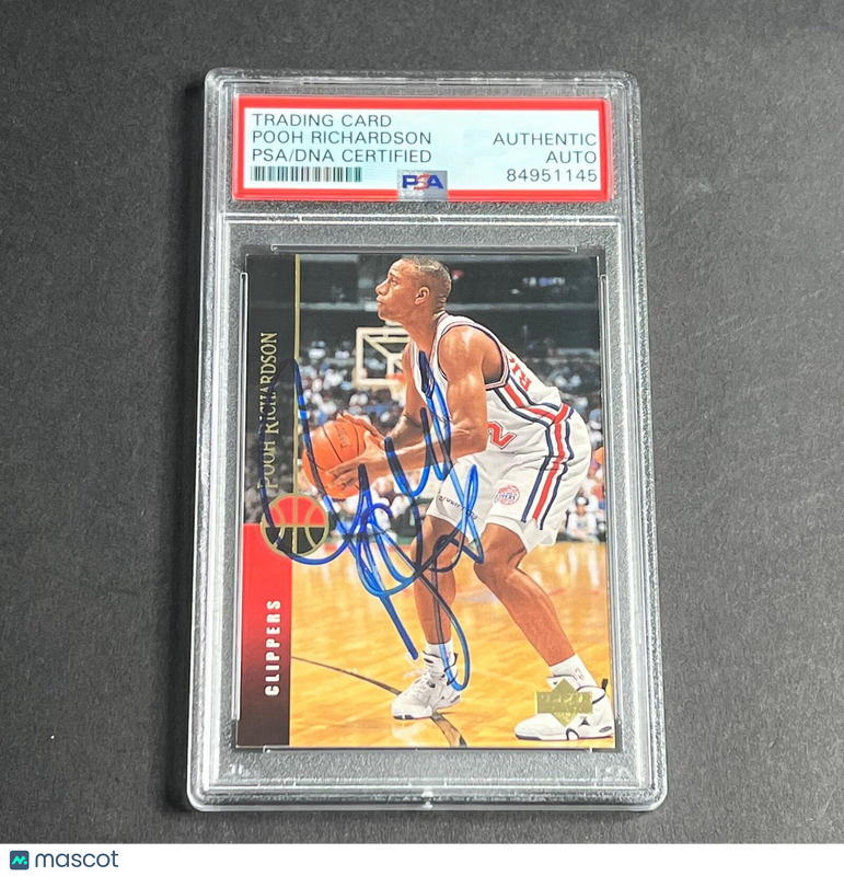 1993-94 Upper Deck #252 Jerome Richardson Signed Card AUTO PSA Slabbed Clippers
