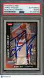 2008-09 Fleer Basketball #80 Jared Dudley Signed Card AUTO PSA Slabbed Bobcats