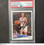 2001 Fleer #23 Michael Doleac Signed Card AUTO PSA Slabbed Kings