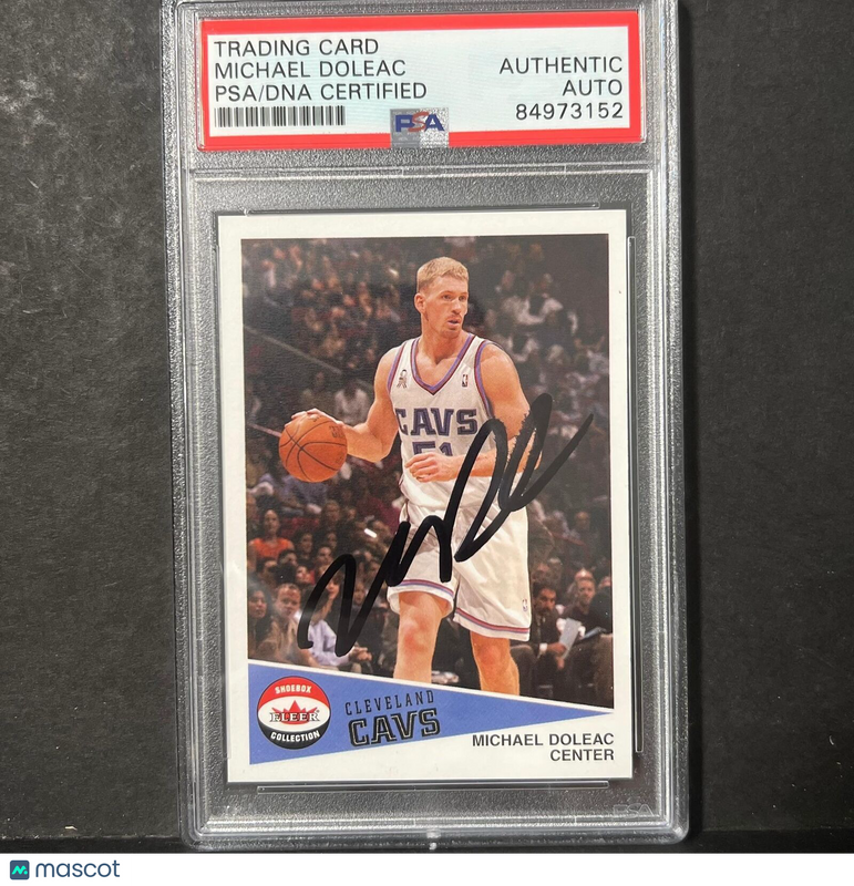 2001 Fleer #23 Michael Doleac Signed Card AUTO PSA Slabbed Kings