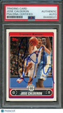 2006-07 Topps #115 Jose Calderon Signed Card AUTO PSA Slabbed Raptors
