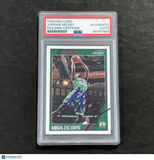 2016-17 Panini NBA Hoops #176 Jordan Mickey Signed Card AUTO PSA/DNA Slabbed Cel