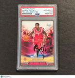 2007-08 Upper Deck Basketball #4 Aaron Brooks Signed Card AUTO PSA Slabbed RC Ro