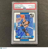 2014-15 Donruss Basketball #81 Nikola Vucevic Signed Card AUTO PSA Slabbed Magic