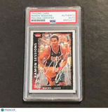 2008-09 Fleer #85 Ramon Sessions Signed AUTO PSA Slabbed Bucks