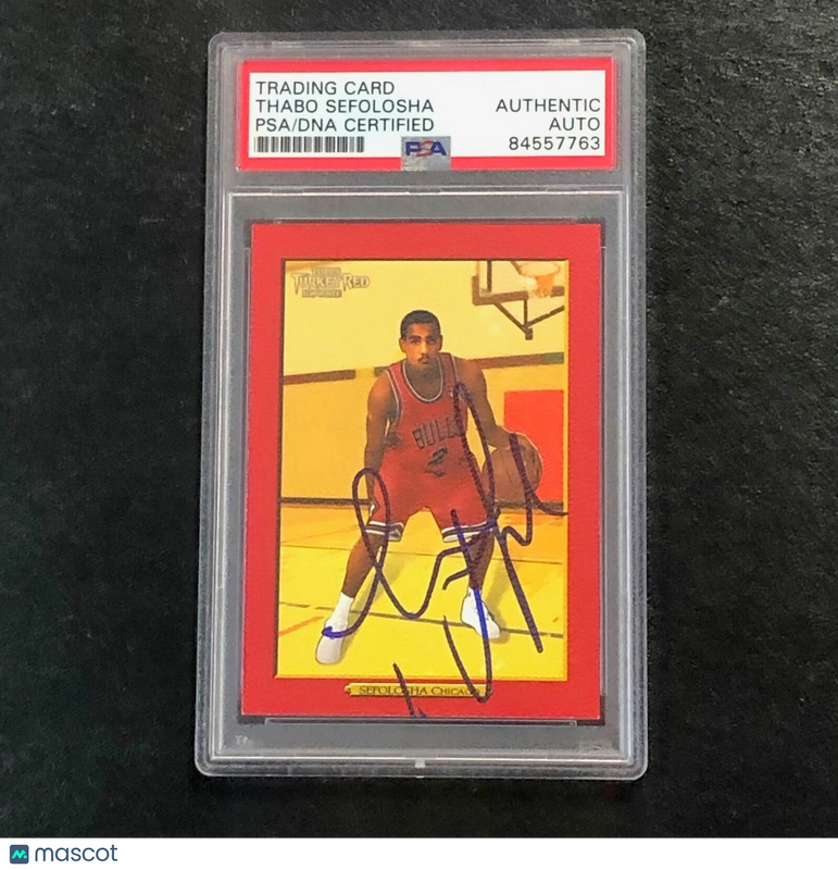2006-07 Topps Turkey Red #193 Thabo Sefolosha  Signed Card Auto PSA Slabbed Bulls