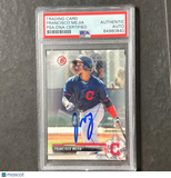 2017 Topps Bowman Chrome #BP-51 Francisco Mejia Signed Card PSA Slabbed AUTO Cle