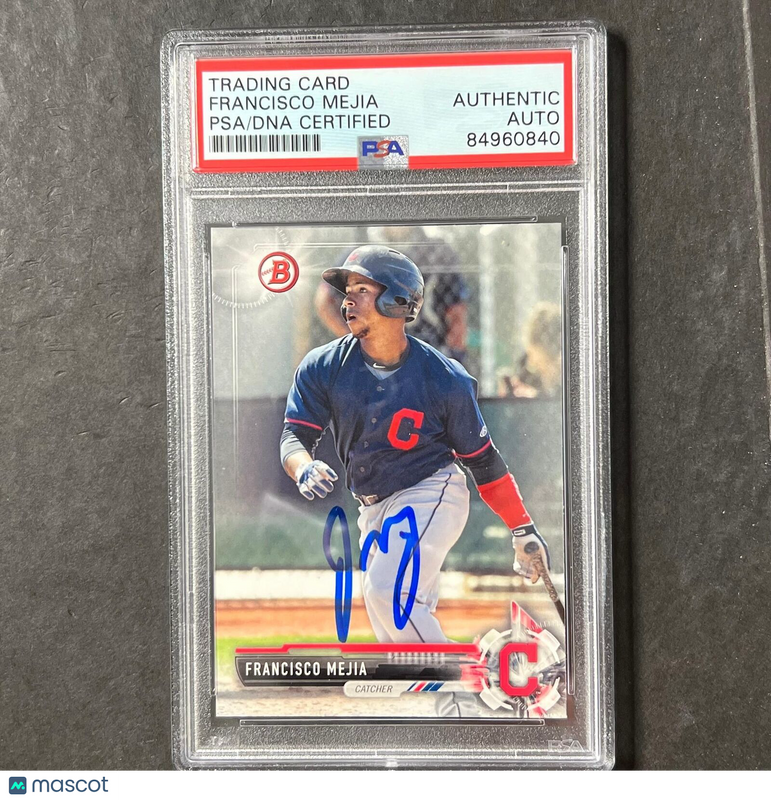 2017 Topps Bowman Chrome #BP-51 Francisco Mejia Signed Card PSA Slabbed AUTO Cle