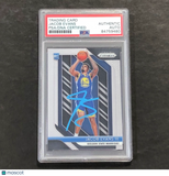 2018-19 Panini Prizm #212 Jacob Evans Signed Rookie Card AUTO PSA Slabbed RC War