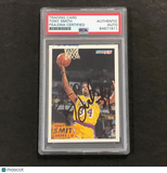 1993-94 Fleer #315 Tony Smith Signed Card PSA Slabbed Lakers