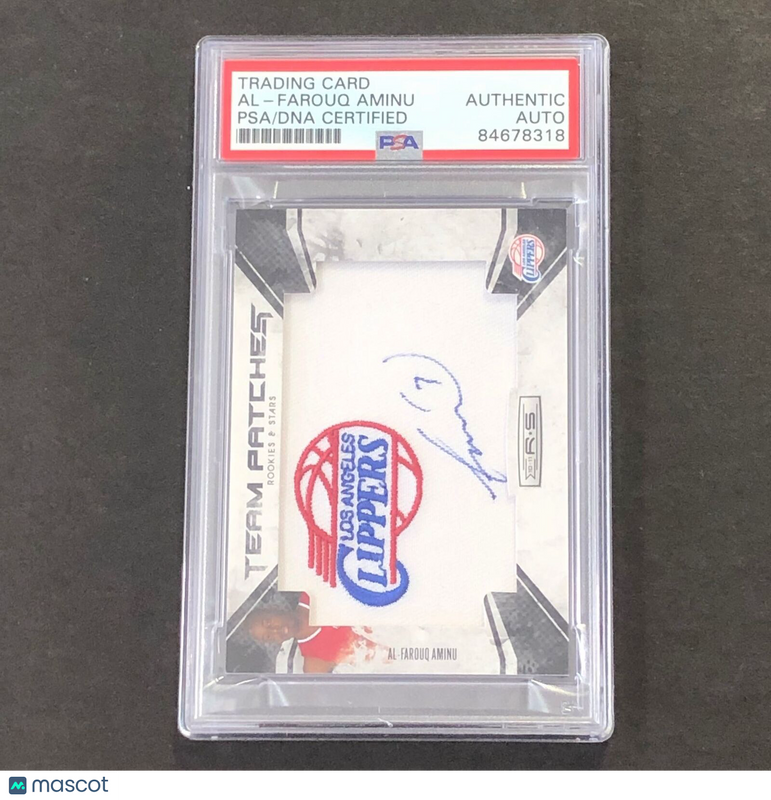 2010 Team Patches Rookies and Stars #143 Al Farouq Aminu Signed Card AUTO PSA/DN