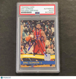 2010-11 Panini Donruss #196 Eric Gordon Signed Card Auto PSA Slabbed Clippers