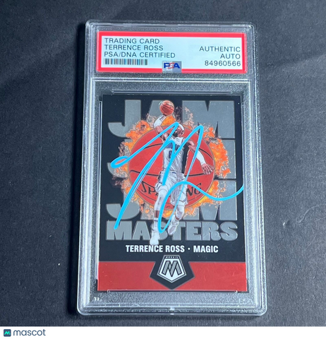 2019-20 Panini Mosaic #13 Terrence Ross Signed Card AUTO PSA Slabbed Magic