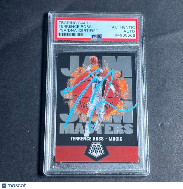 2019-20 Panini Mosaic #13 Terrence Ross Signed Card AUTO PSA Slabbed Magic