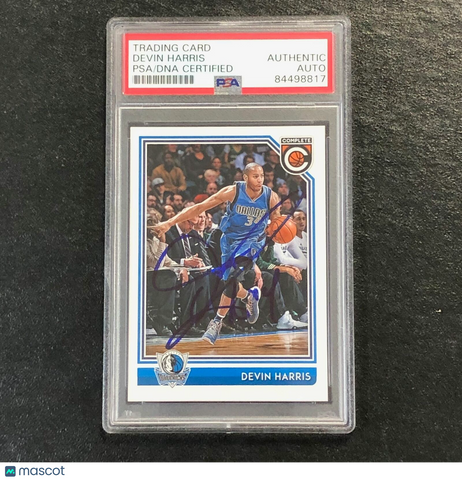 2016-17 Panini Complete #206 Devin Harris Signed Card AUTO PSA Slabbed Mavericks