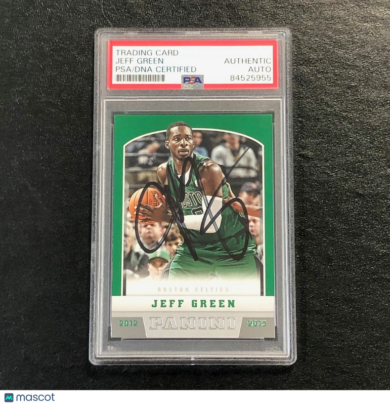 2012-13 Panini Basketball #79 Jeff Green  Signed Card Auto PSA Slabbed Celtics