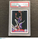 2003-04 Topps #159 Voshon Lenard Signed Card PSA Slabbed Raptors